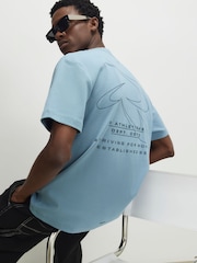 River Island Blue Regular Fit RXR T-Shirt - Image 3 of 4