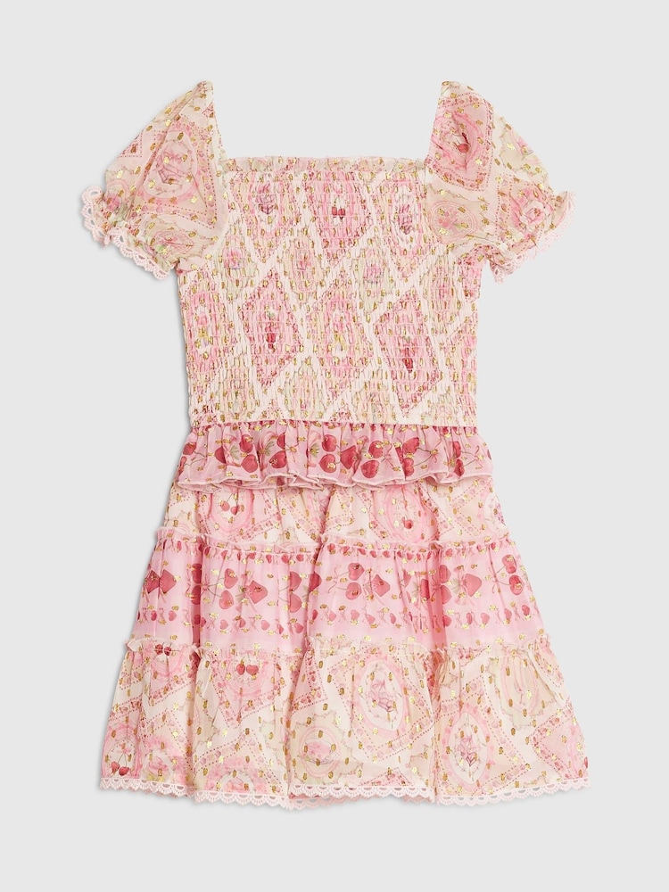 River Island Cherry Lace Chiffon Top & Rara Skirt Set - 圖片 3/3