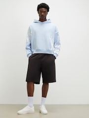 River Island Blue Oversized Floral Cabbages & Roses Hoodie - Image 3 of 4