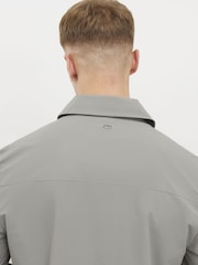 River Island Grey Muscle Fit Stretch Shacket - Image 4 of 4