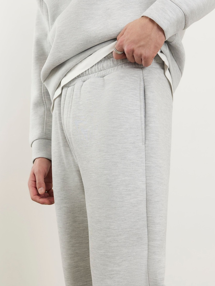 River Island Grey Regular Fit Scuba Joggers - Image 4 of 4