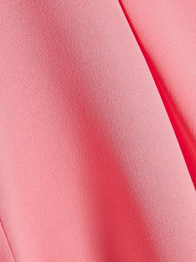River Island Pink Scuba Crepe Bow Shorts - Image 2 of 3