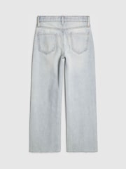 River Island Blue Straight Fit Mid Wash Jeans - Image 2 of 4