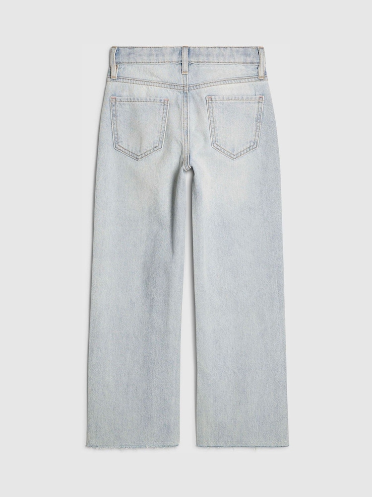 River Island Blue Straight Fit Mid Wash Jeans - Image 2 of 4