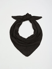 Friends Like These Chocolate Brown Oversized Brushed Triangle Scarf - Image 4 of 6
