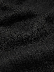 Friends Like These Chocolate Brown Oversized Brushed Triangle Scarf - Image 6 of 6