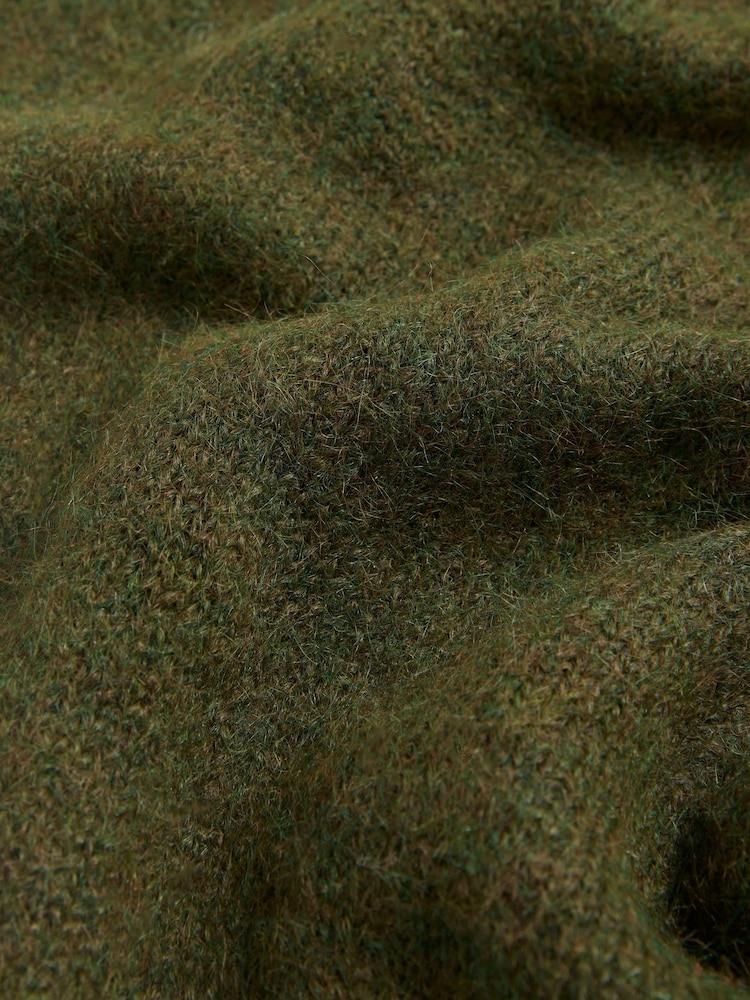 Friends Like These Dark Green Oversized Brushed Triangle Scarf - Image 2 of 3