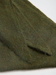 Friends Like These Dark Green Oversized Brushed Triangle Scarf - Image 3 of 3