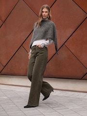 Friends Like These Grey Oversized Brushed Triangle Scarf - Image 3 of 6
