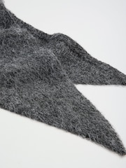 Friends Like These Grey Oversized Brushed Triangle Scarf - Image 6 of 6