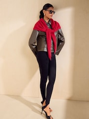 Friends Like These Red Oversized Brushed Triangle Scarf - Image 4 of 7