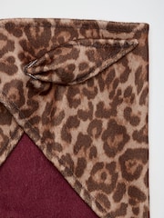 Friends Like These Leopard Print Trangle Bandana Scarf - Image 5 of 6