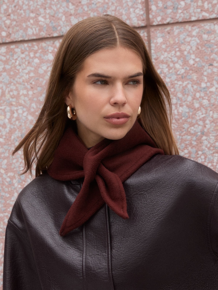 Friends Like These Burgundy Red Trangle Bandana Scarf - Image 1 of 3