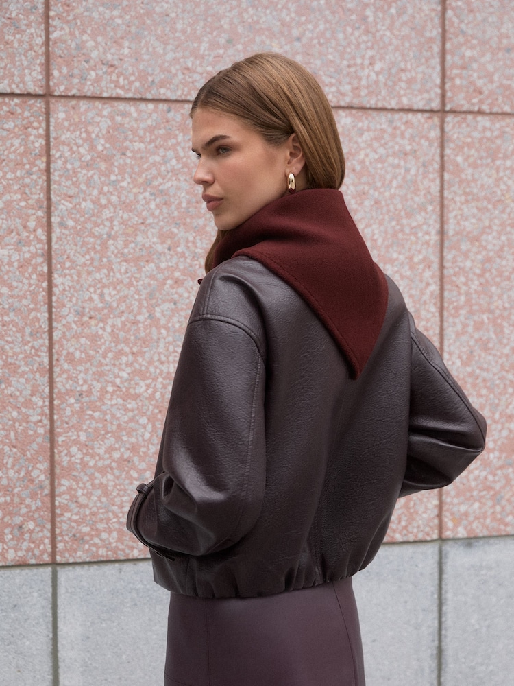 Friends Like These Burgundy Red Trangle Bandana Scarf - Image 2 of 3