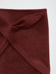 Friends Like These Burgundy Red Trangle Bandana Scarf - Image 5 of 6