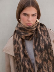 Estampado de leopardo - Friends Like These Skinny Brushed Scarf - Imagen 2 de 6