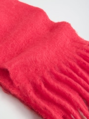 Friends Like These Red Skinny Brushed Scarf - Image 6 of 6