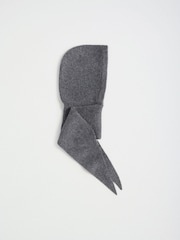 Friends Like These Grey Cosy Ribbed Hooded Scarf - Image 3 of 5