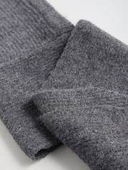Friends Like These Grey Cosy Ribbed Hooded Scarf - Image 5 of 5