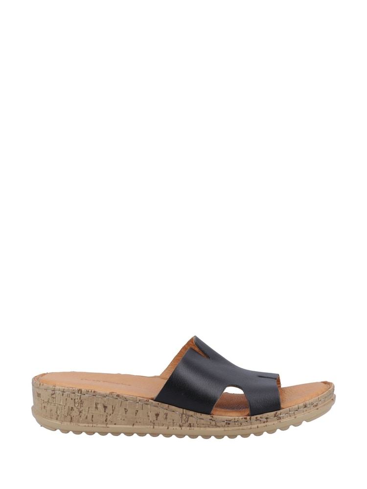 Hush Puppies Black Eloise Mule Sandals - Image 1 of 4