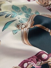 Friends Like These Horse Print Multi-Way Satin Scarf - Image 3 of 3