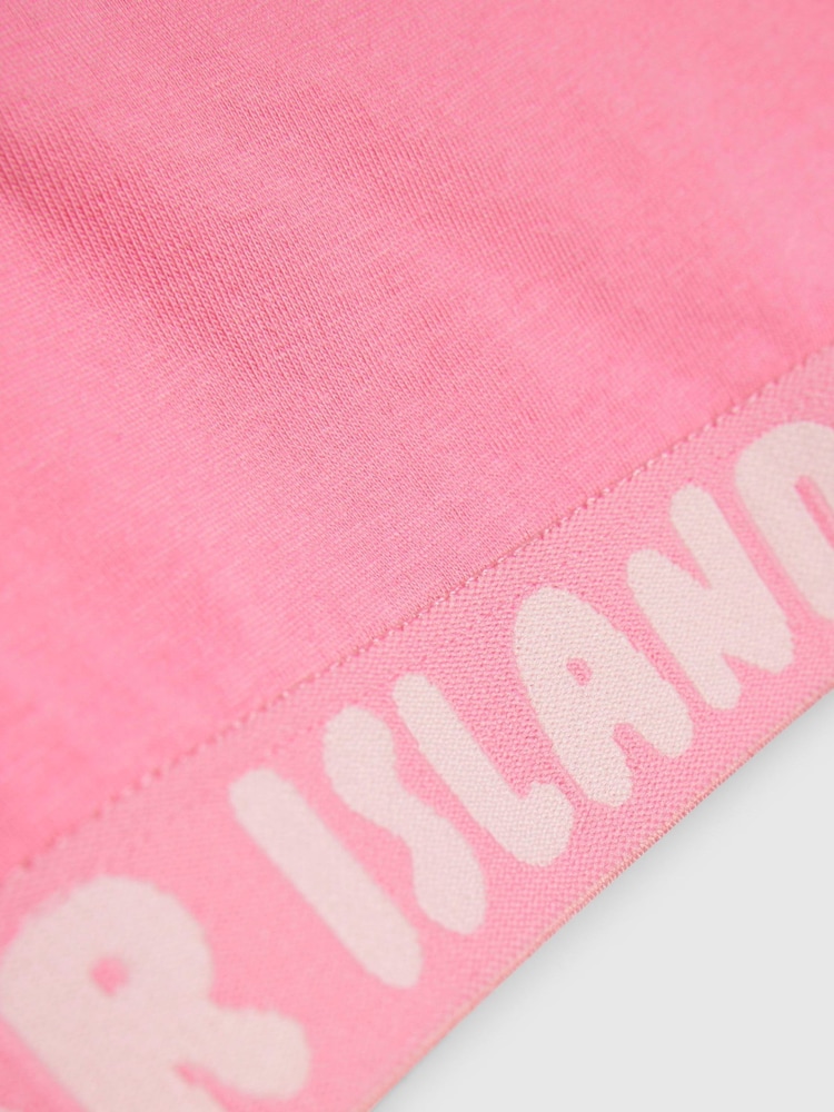 River Island Logotypmönstrade Racer-toppar med midjeband 3 Pack - Bild 3 av 3