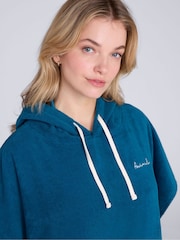 Animal Blue Anna Towelling Poncho - Image 1 of 4