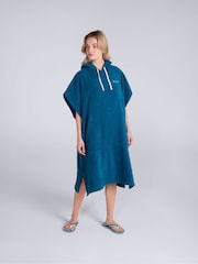 Animal Blue Anna Towelling Poncho - Image 2 of 4