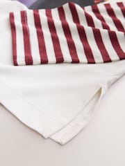 Ecru Relaxed Fit Layered Long Sleeve T-Shirt - Image 2 of 3
