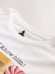 Ecru Relaxed Fit Layered Long Sleeve T-Shirt - Image 3 of 3