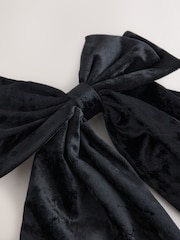 Black Velvet Oversized Bow - Image 4 of 5