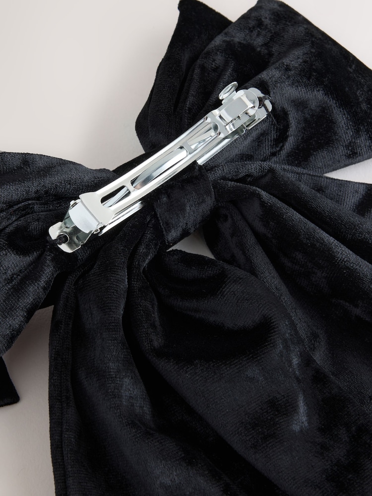 Black Velvet Oversized Bow - Image 5 of 5