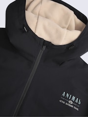 Animal Grey Misty Waterproof Fleece Parka - Image 3 of 5