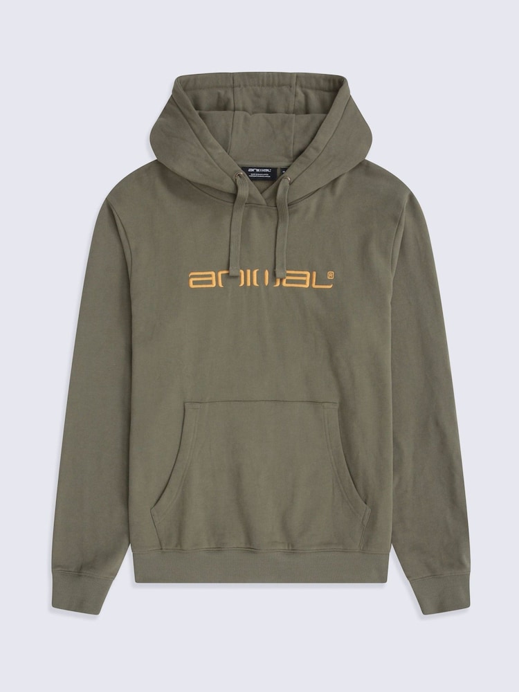 Animal Khaki Driver Logo Hoodie - Image 1 of 5 Animal Khaki Driver Logo Hoodie - Image 1 of 5