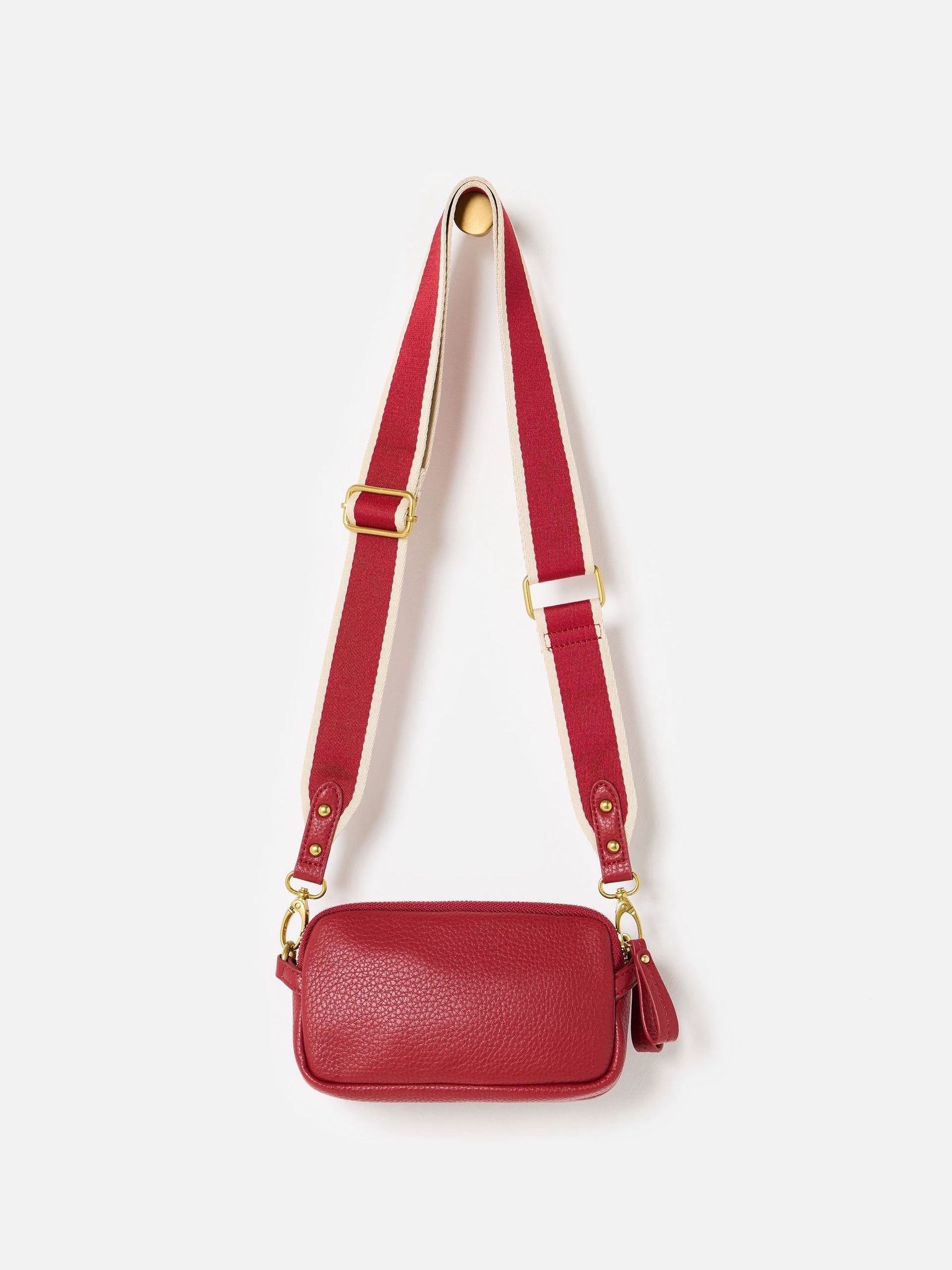 Buy Oliver Bonas Red Naha Cherry Red Crossbody Bag from the Next