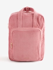 Oliver Bonas Pink Mami  Corduroy Backpack - Image 1 of 1