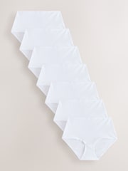 White Midi 100% Cotton Knickers - Image 1 of 4
