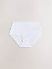 White Midi 100% Cotton Knickers - Image 2 of 4