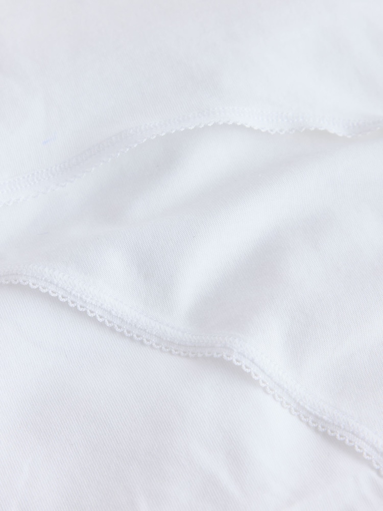 White Midi 100% Cotton Knickers - Image 4 of 4 White Midi 100% Cotton Knickers - Image 4 of 4