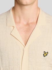 アイスクリーム - Lyle & Scott ジャガードチェックニットリゾートシャツ - 画像 4 / 6