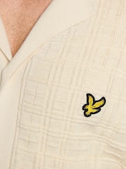 アイスクリーム - Lyle & Scott ジャガードチェックニットリゾートシャツ - 画像 5 / 6