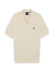 アイスクリーム - Lyle & Scott ジャガードチェックニットリゾートシャツ - 画像 6 / 6