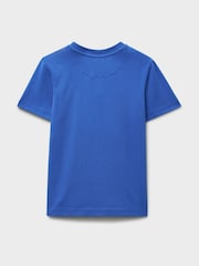 Azul - Crew Clothing Company Crew Classic Graphic T-Shirt - Imagen 3 de 3