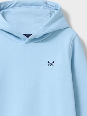 Crew Clothing Sky Blue Cotton Blend Crossed Oars Hoodie - Image 3 of 3