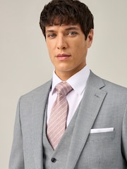 Skopes Grey Chaplin Tailored Fit Micro Check Suit Jacket - Image 3 of 6