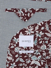 Skopes Grey Chaplin Tailored Fit Micro Check Suit Jacket - Image 5 of 6