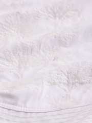 White Stuff White Weaver Notch Neck Cotton Top - Image 6 of 6