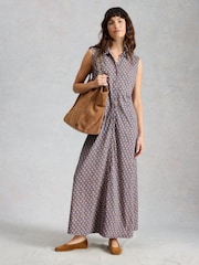 White Stuff Rua Maxi Jersey Shirt Dress - Изображение 1 6