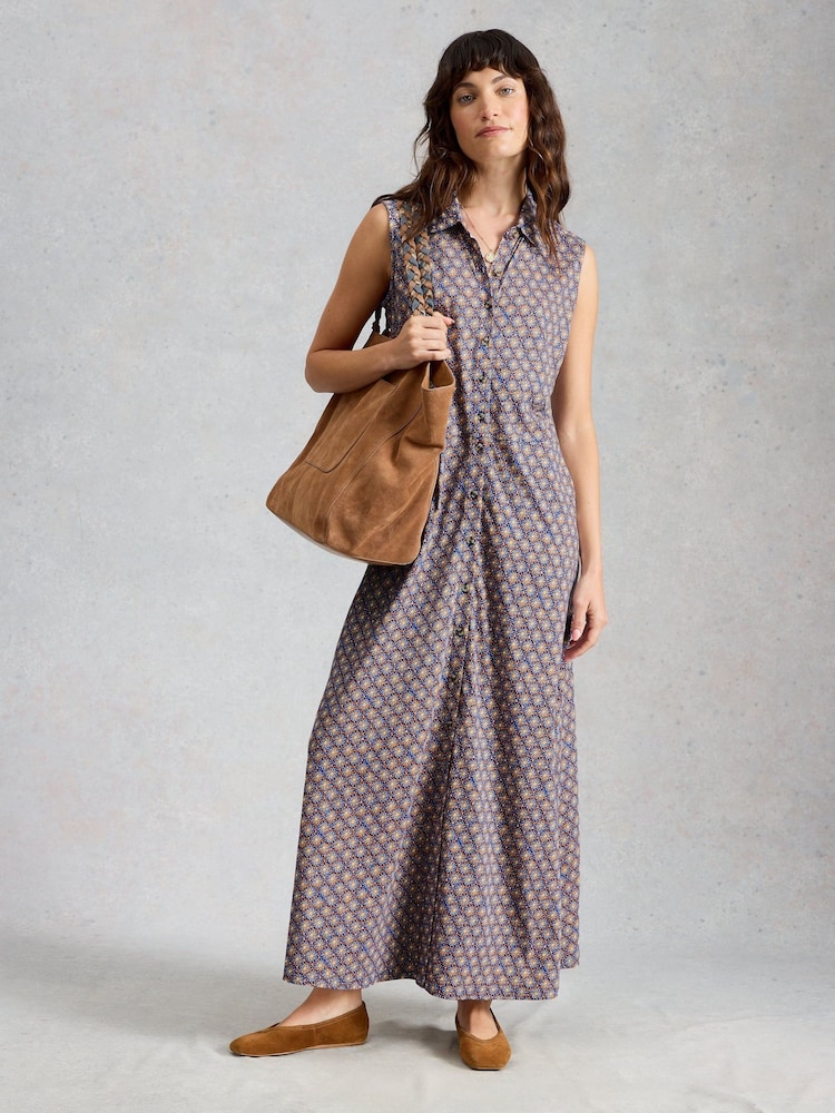 White Stuff Rua Maxi Jersey Shirt Dress - Изображение 1 6