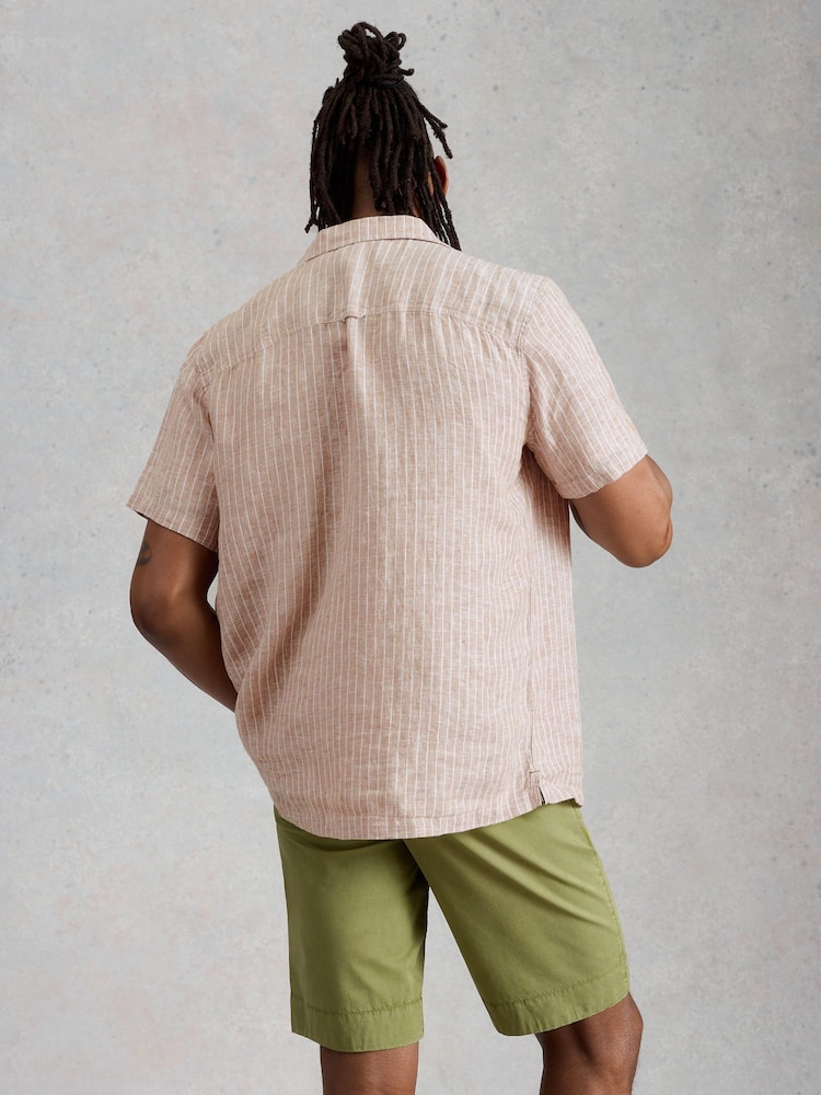 White Stuff Natural Keswick SS Linen Shirt - Image 2 of 6